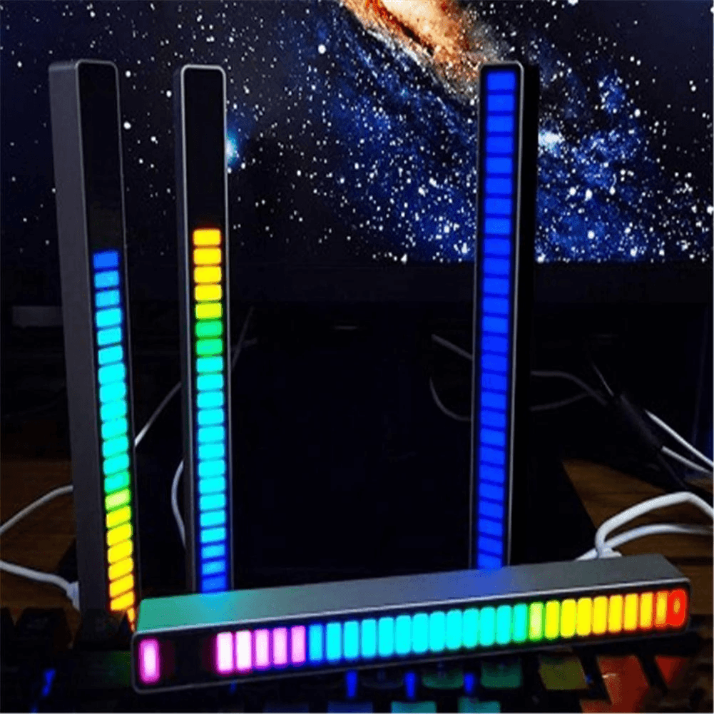 Sound-activated animated LED bar