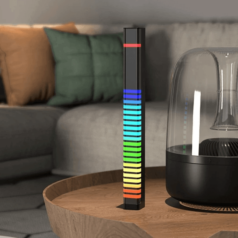 Sound-activated animated LED bar