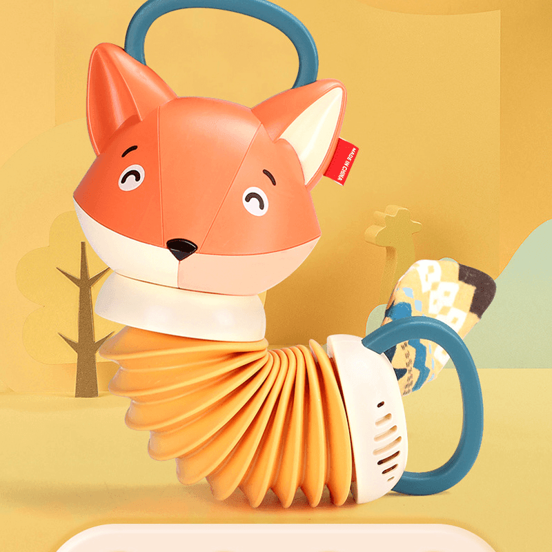 Fox Shaped Accordion Musical Toy for Kids