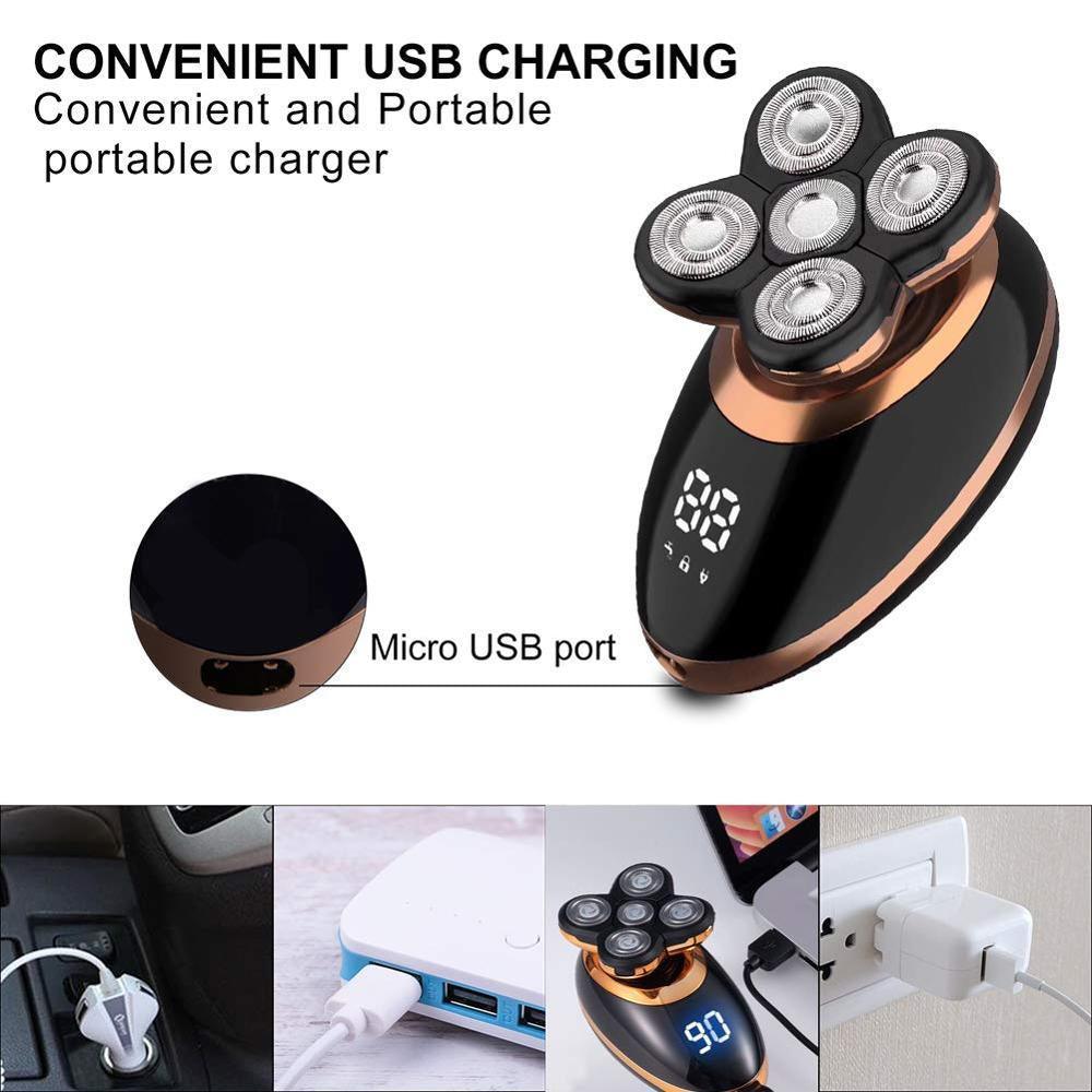 Rechargeable electric shaver