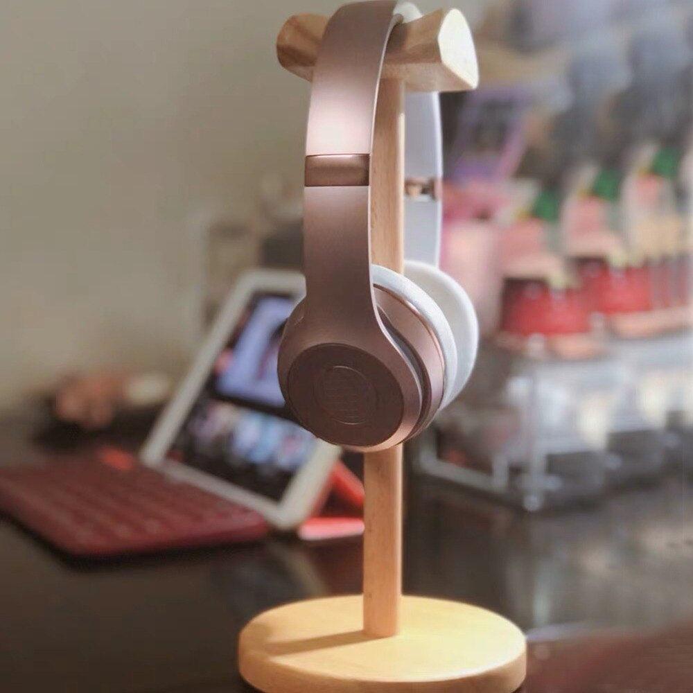 Universal Wooden Headphone Stand