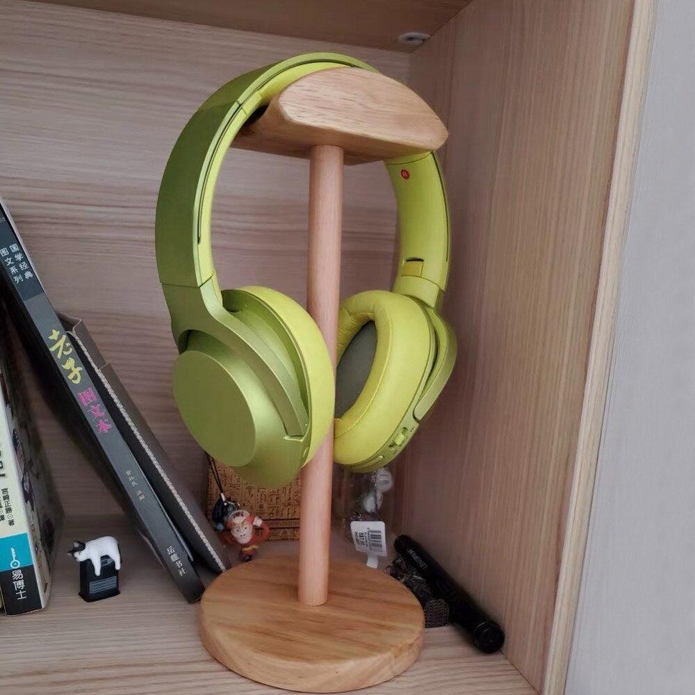 Universal Wooden Headphone Stand